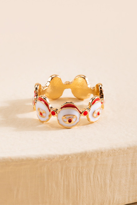 Santa Enamel Ring