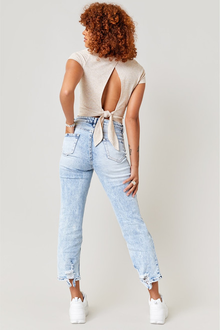 Harper Heritage High Rise Ultra Distressed Jeans