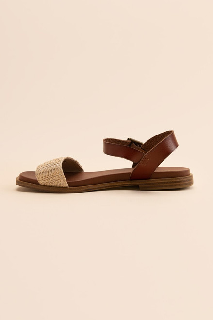 MIA Karina Raffia Strap Sandals