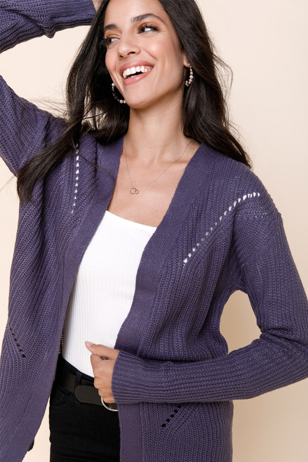 Lilly Pointelle Cardigan
