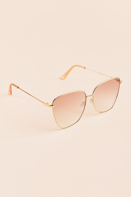 Jennifer Angular Cateye Sunglasses