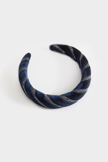 Arielle Puffy Velvet Stripe Headband