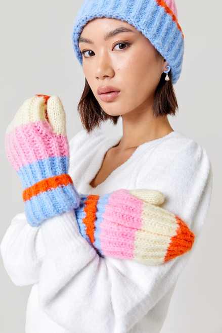 Raquel Colorblock Mittens