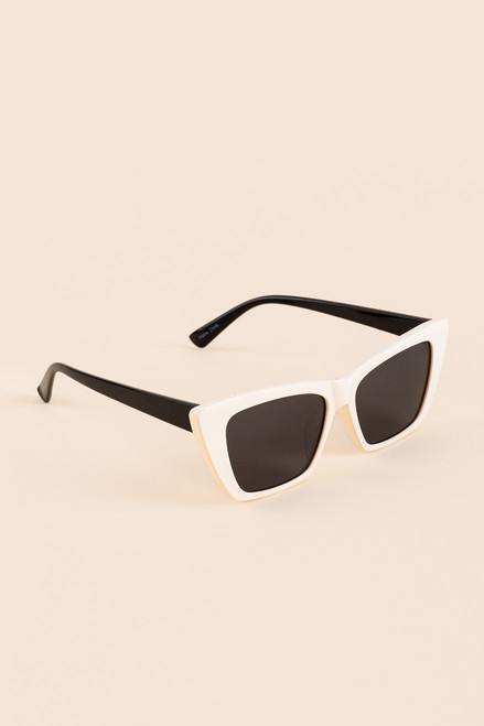 Kendra Pointy Square Cat Eye Sunglasses