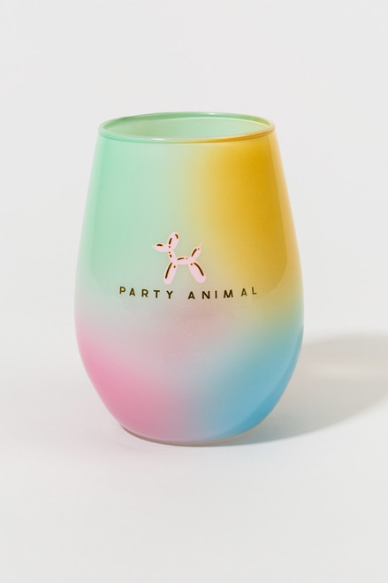 Party Animal Stemless Wine Glass