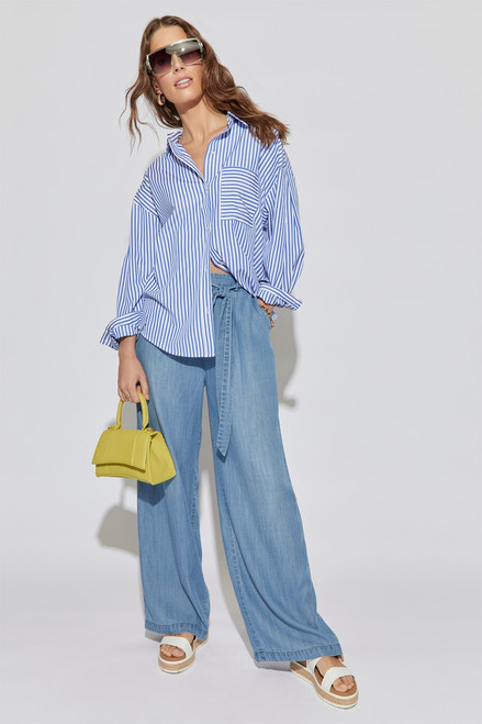 Victoria Oversized Striped Shirt