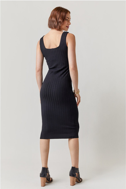 Macy Ribbed Midi Dress