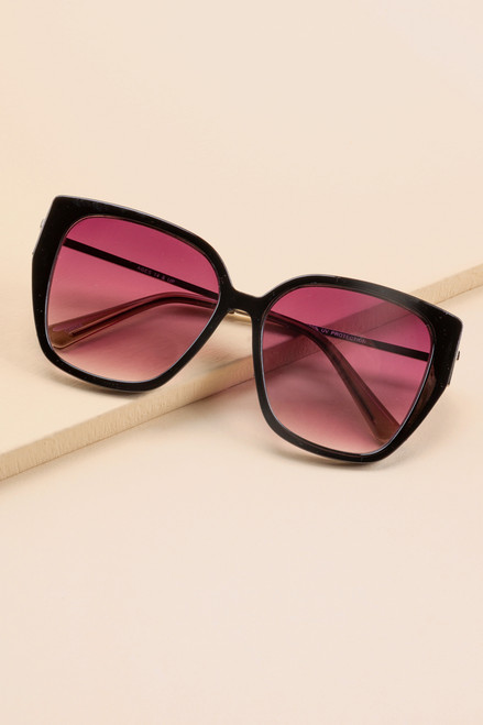 Karina Oversized Square Frame Sunglasses