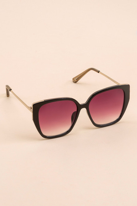 Karina Oversized Square Frame Sunglasses
