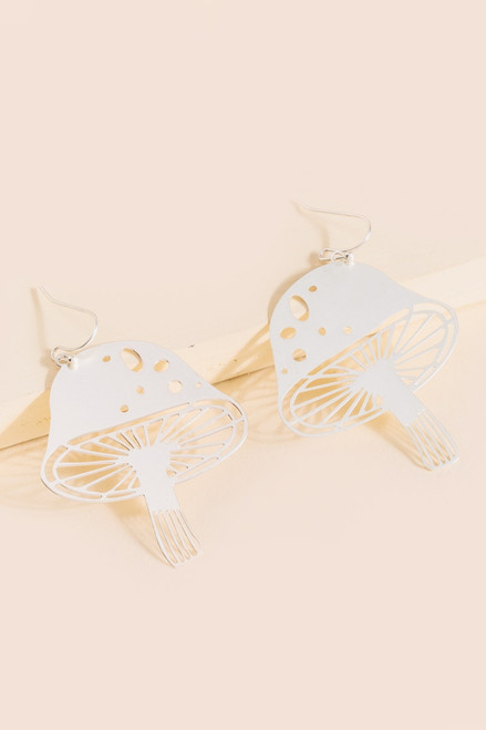 Julia Filigree Mushroom Drop Earrings