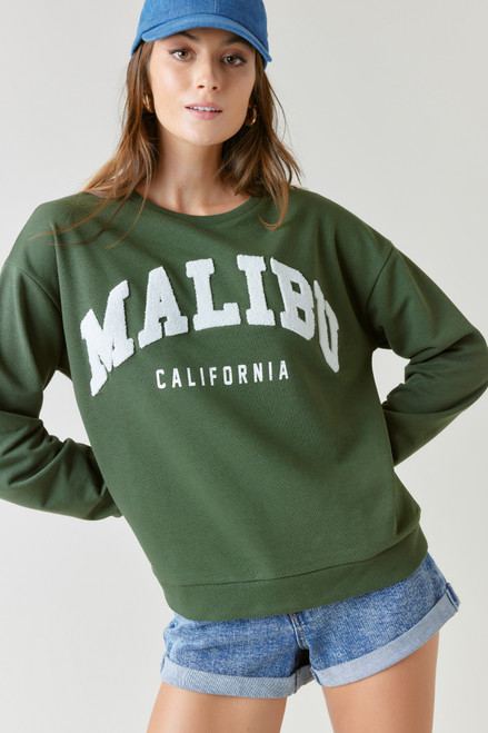 Malibu California Long Sleeve Sweatshirt