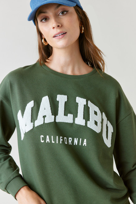 Malibu California Long Sleeve Sweatshirt