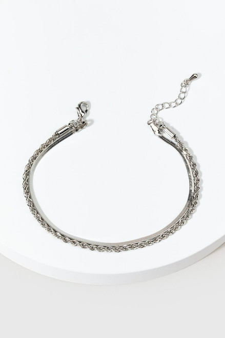 Demi Twist Chain Strand Bracelet