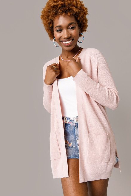 Francesca's Laine Waffle Knit Cardigan | MarketFair Shoppes