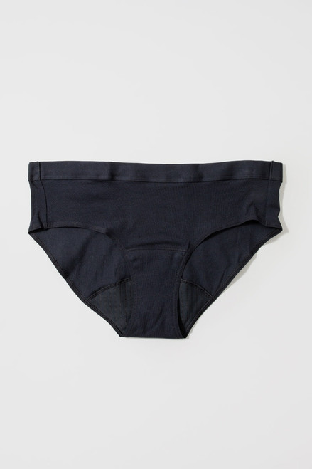 saalt Leakproof Cotton Brief Black