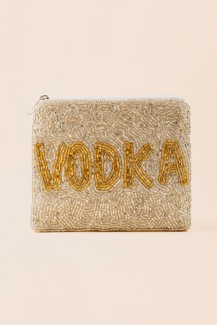 Vodka Beaded Pouch