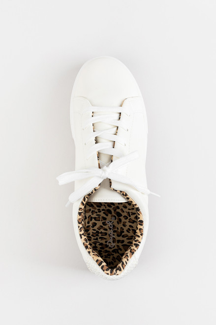 Quipid Lace Up Leopard Sneaker