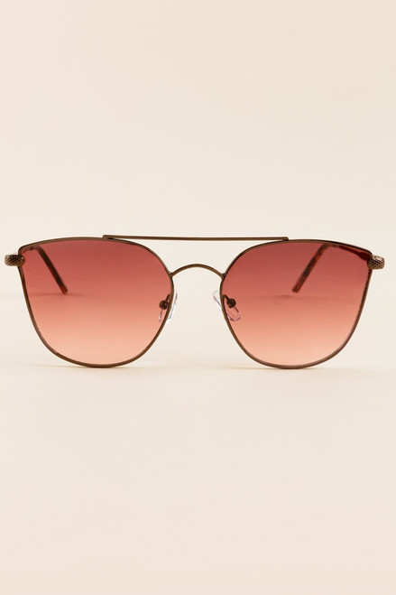 Isabelle Thin Tortoise Sunglasses