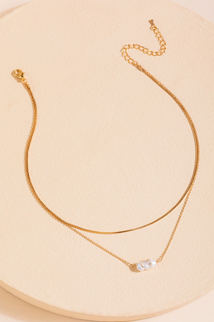 Amalia Freshwater Pearl Layered Necklace