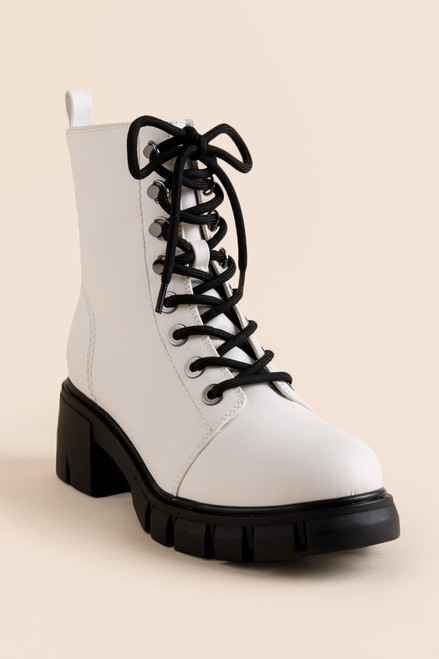 MIA Mila Lace Up Combat Boots