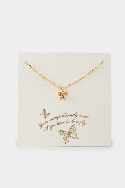 Your Wings Already Exist Butterfly Necklace