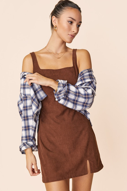 Reily Corduroy Mini Dress