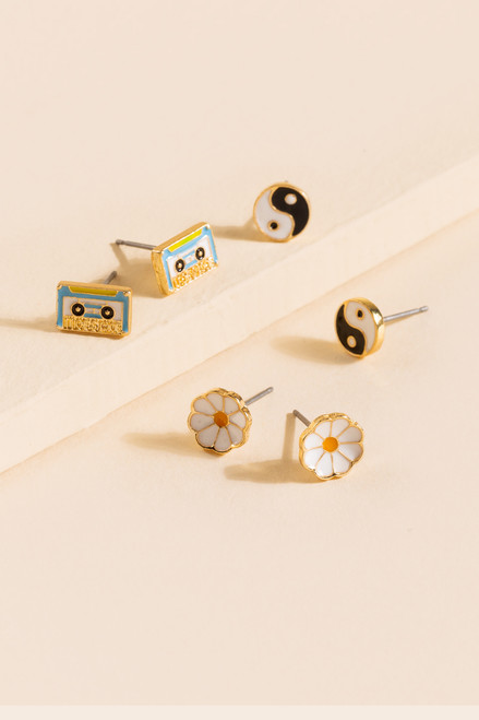 Macy Epoxy Stud Set
