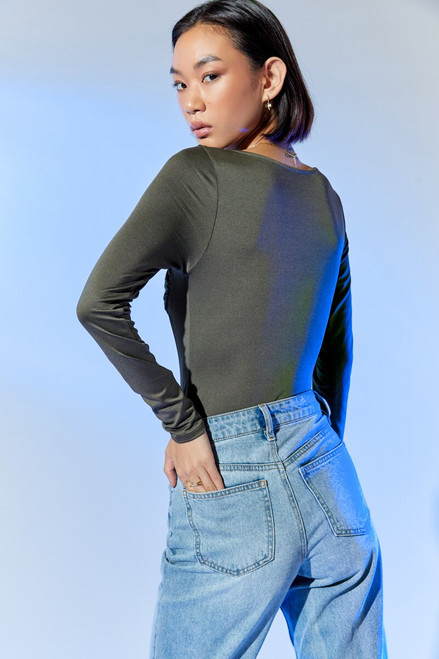 Kenzie Sheen Corset Bodysuit