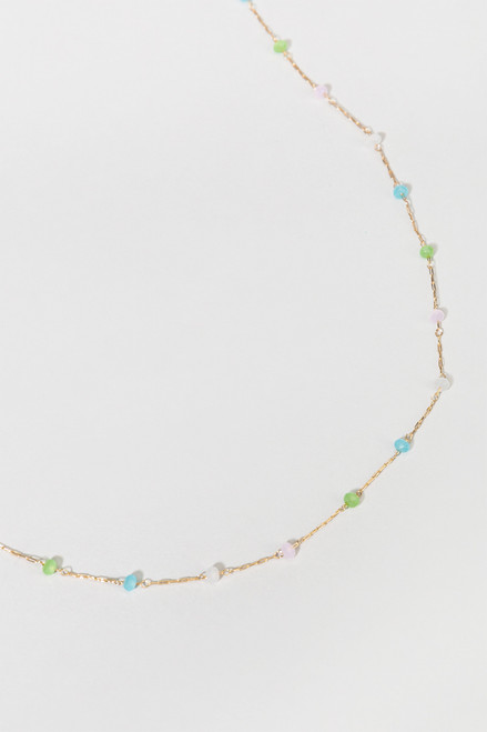 Lynn Delicate Beaded Strand Necklace