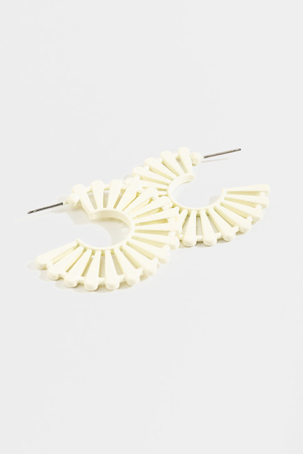 Madison Matte Fringe Hoops