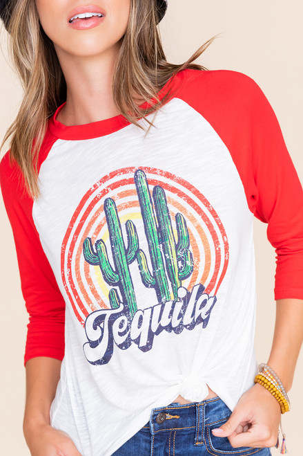 Tequila Baseball Tee