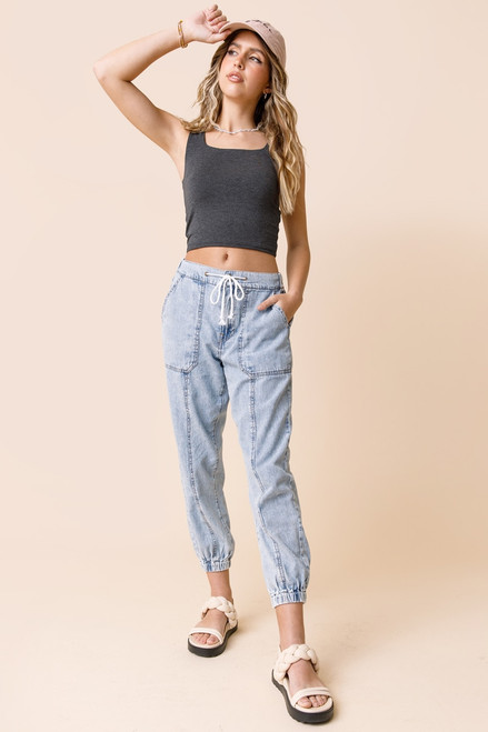 Harper Heritage Chambray Joggers