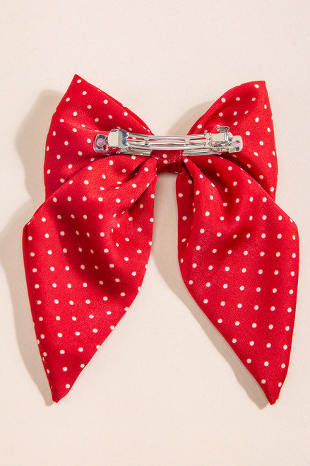 Molly Polka Dot Bow Barrette