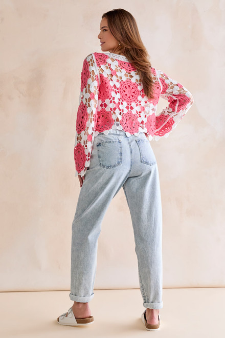 Harper Heritage Rolled Cuff Mom Jeans