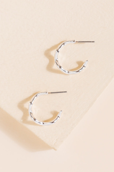 Emilia Zig Zag Hoops