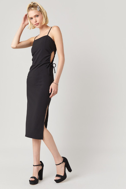 Carrie Cinched Cutout Midi Dress