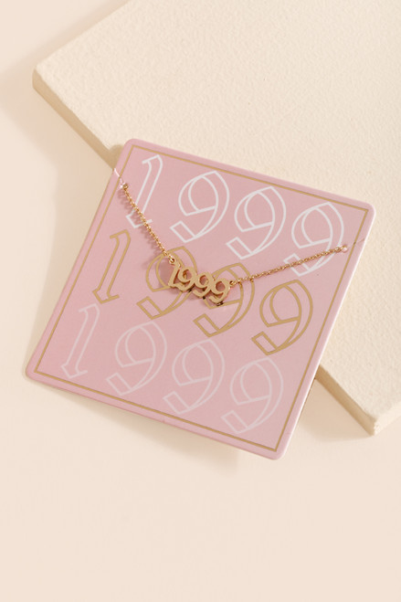 1999 Pendant Necklace