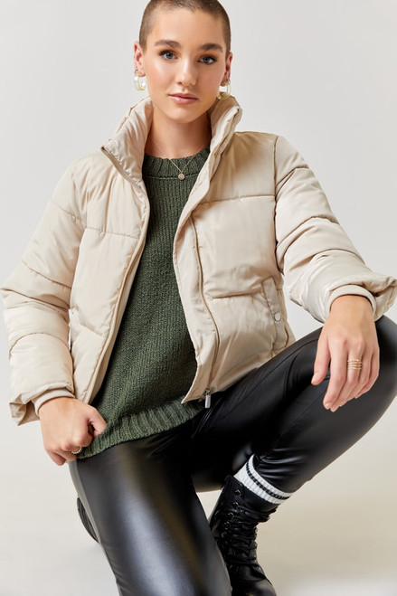 Lorlei Cropped Puffer Jacket