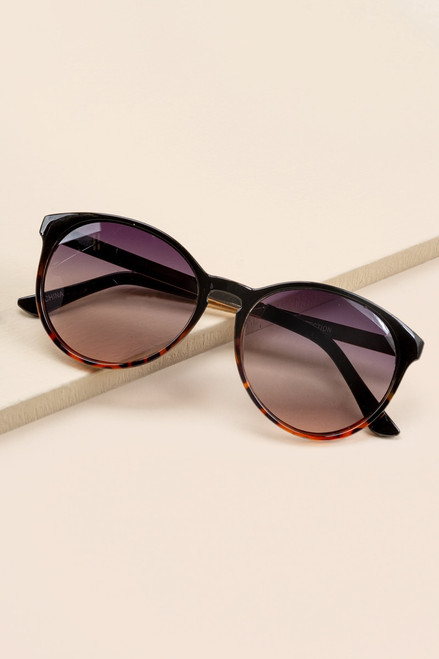 Brenda Slim Round Sunglasses