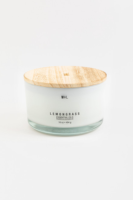 W+L Essential Oils Lemongrass Candle | 16 oz