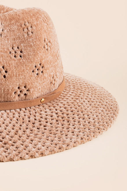 Niccole Open Weave Panama Hat