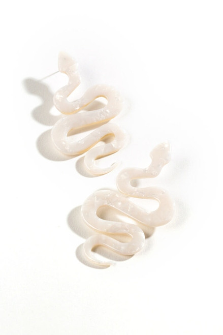 Gwen Snake Linear Earrings