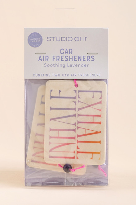 Studio Oh! Inhale Exhale Car Air Freshener