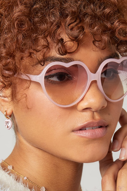 Betty Ombre Lens Heart Shaped Sunglasses