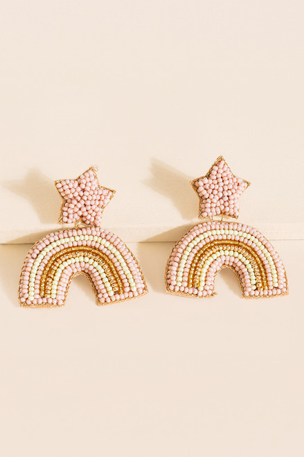 Emmy Rainbow Star Drop Earrings