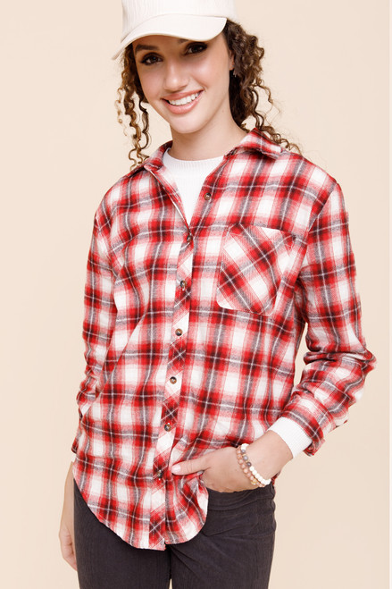 Darcy Oversized Plaid Button Down