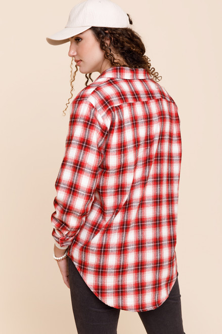 Darcy Oversized Plaid Button Down
