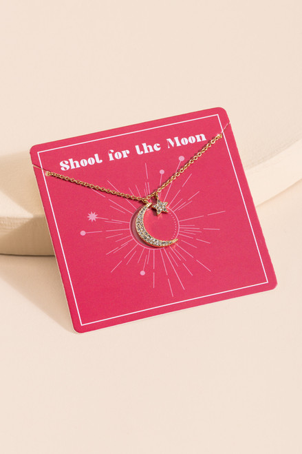 Shoot For The Moon Necklace