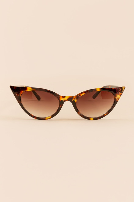 Joan Cat Eye Angular Sunglasses