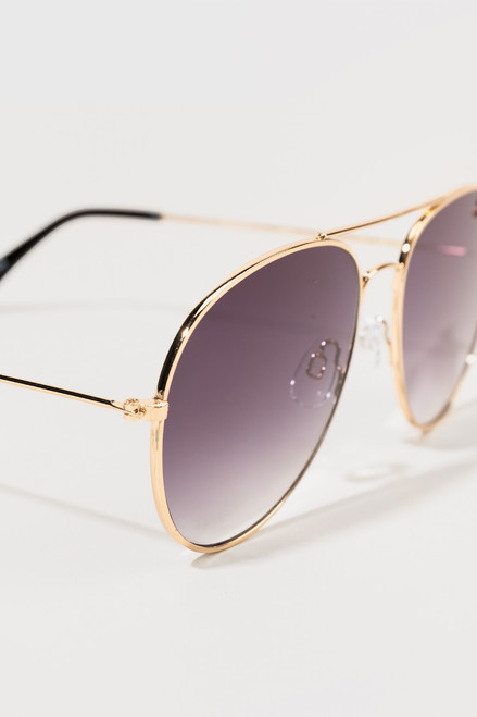 Lana Metal Butterfly Accent Sunglasses